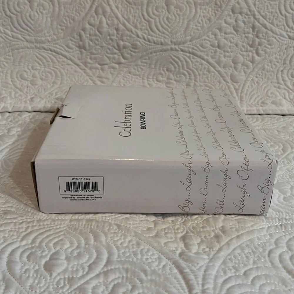 Celebration Bowring‎ round dessert plates, set of 4, NWOT